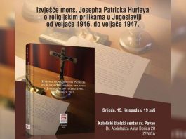 Predstavljanje knjige don Bojana Ivešića u Katoličkom školskom centru „Sv. Pavao“ u Zenici
