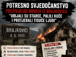 Potresno svjedočanstvo preživjelog Hrvata iz Brajkovića: „Ubijali su starce, palili kuće i protjerali tisuće ljudi“