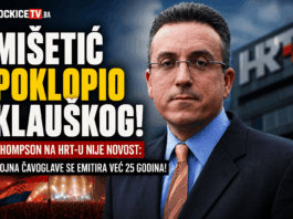 Mišetić odgovorio Klauškom: “Thompson se na HRT-u emitira već 25 godina” Mišetić odgovorio Klauškom: “Thompson se na HRT-u emitira već 25 godina”