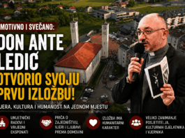 Don Anto Ledić otvorio svoju prvu samostalnu izložbu – emocije, vjera i ljubav prema domovini na jednom mjestu