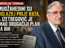 Miroslav Tuđman je u knjizi “Druga strana rubikona” iznio teške tvrdnje: „Mudžahedini su dolazili prije rata, a Izetbegović je imao potpuno drugačiji plan za BiH“ Miroslav Tuđman iznio teške tvrdnje: „Mudžahedini su dolazili prije rata, a Izetbegović je imao potpuno drugačiji plan za BiH“